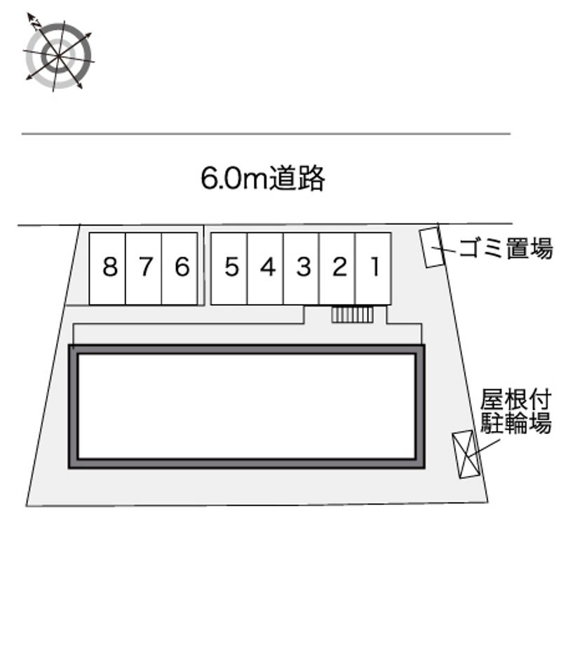 レオパレスブルームＹＫ 配置図