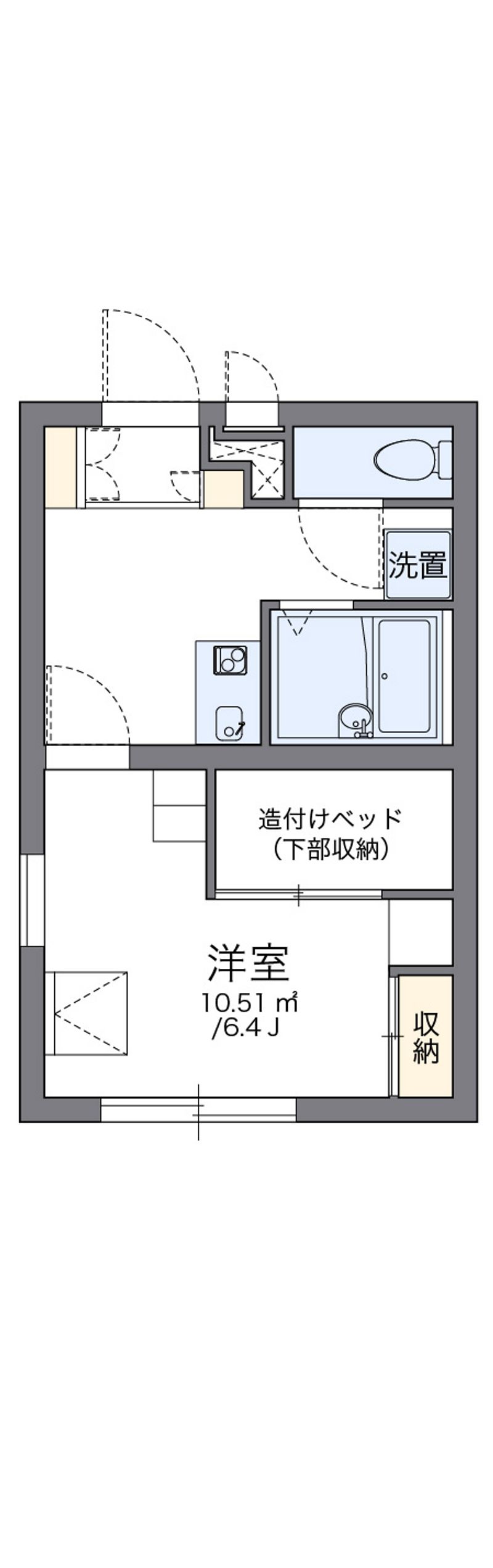 レオパレスはらなか 間取り