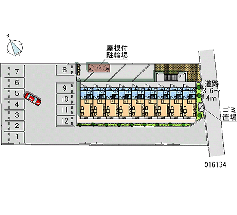 16134 Monthly parking lot