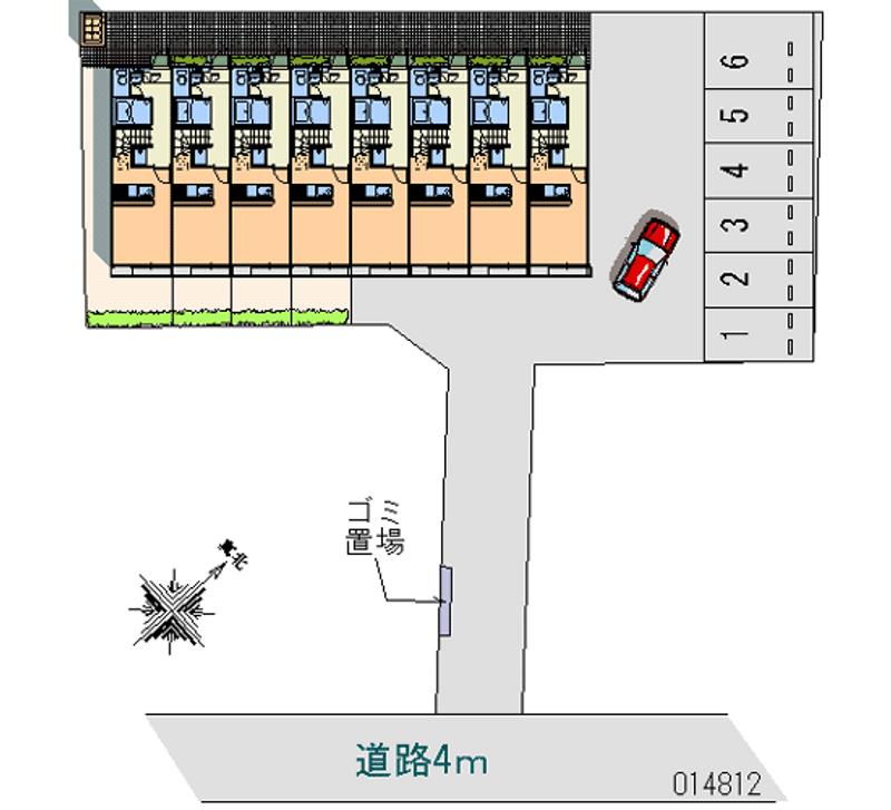 レオパレス青葉 月極駐車場