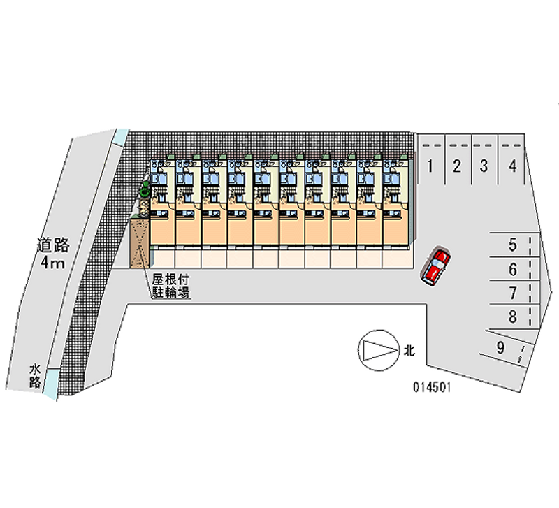 レオパレス西畑 月極駐車場