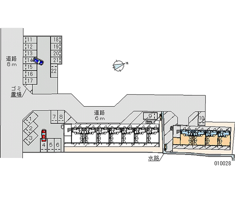 10028 Monthly parking lot