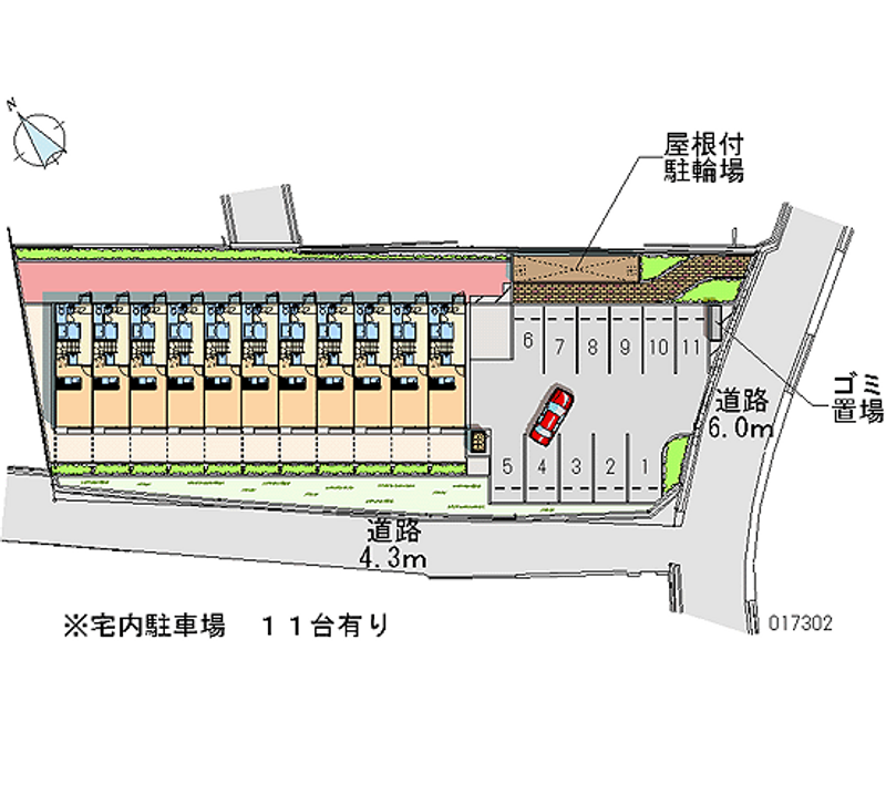 17302 bãi đậu xe hàng tháng