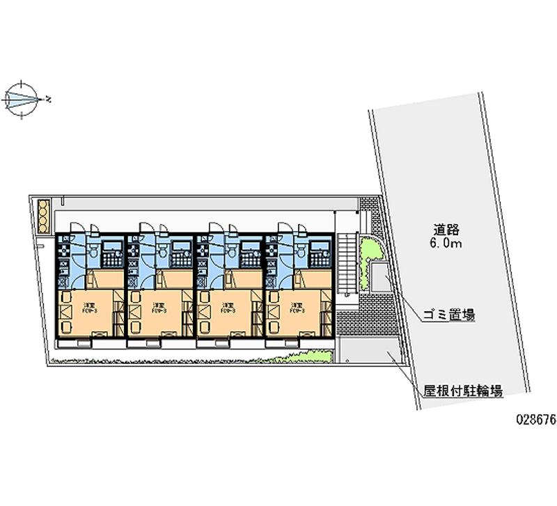 レオパレス大淀中浪華 区画図