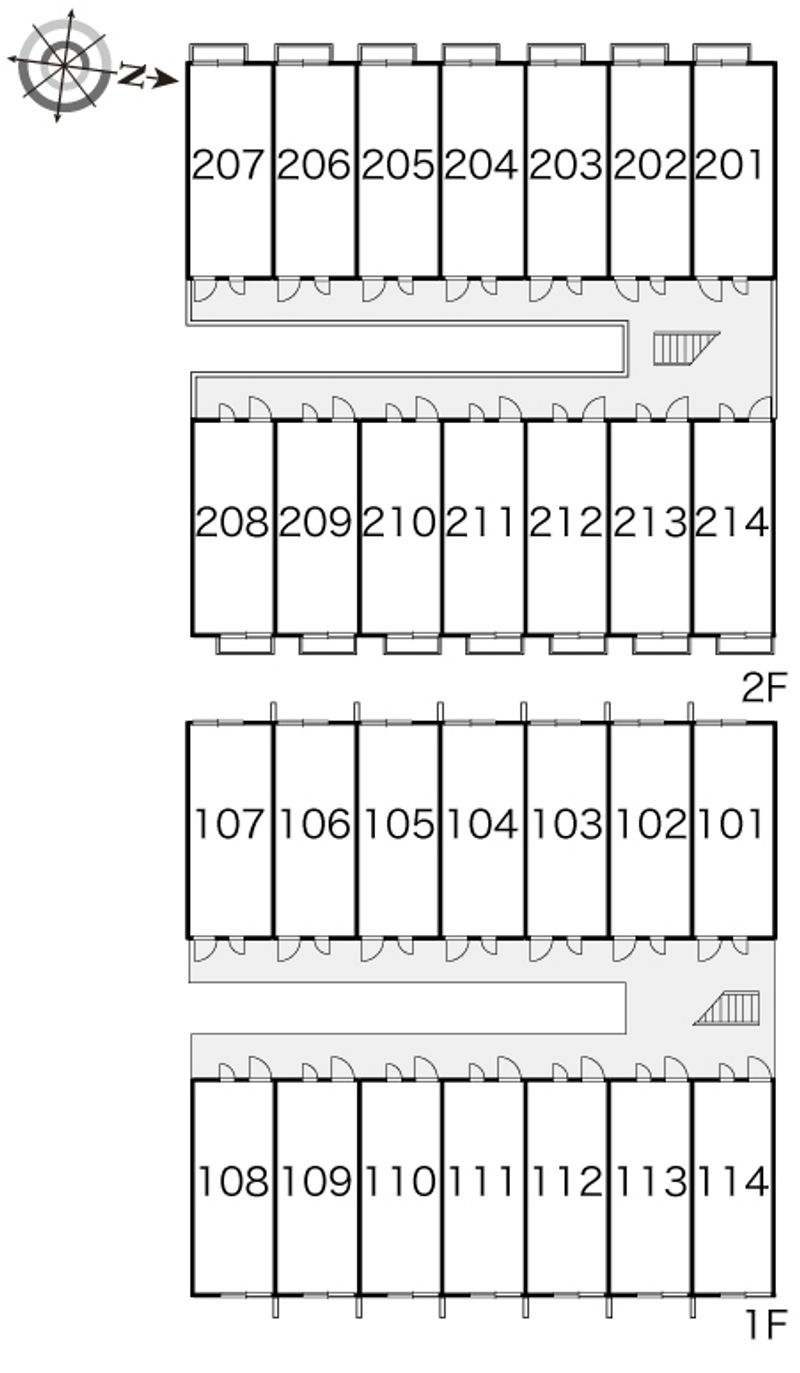 レオパレスＬｅａｆ 間取配置図