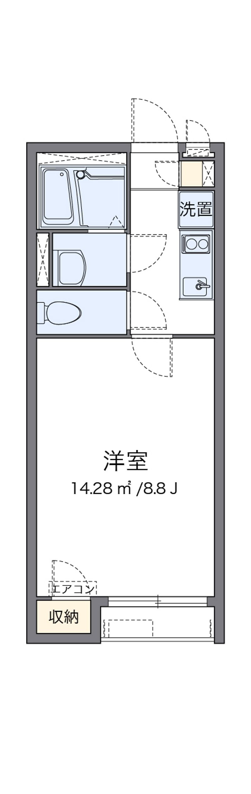 クレイノリヒトハイム 間取図