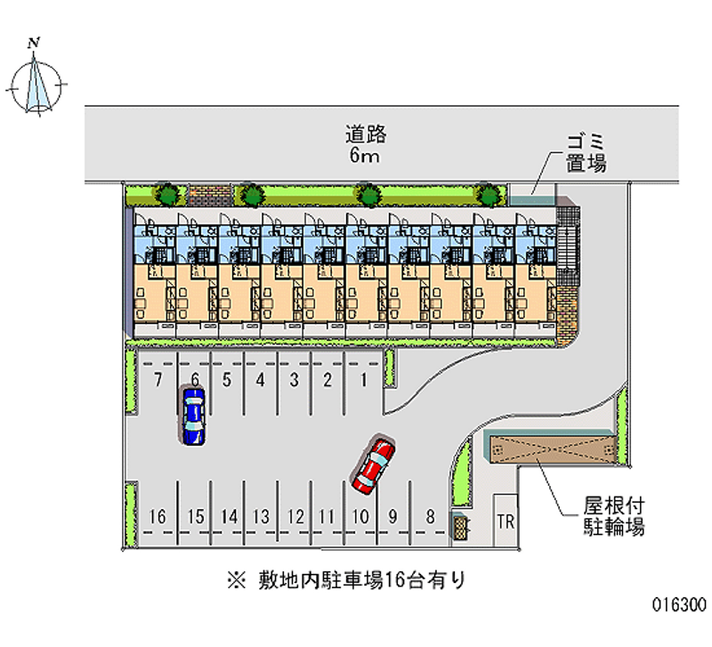 16300 bãi đậu xe hàng tháng