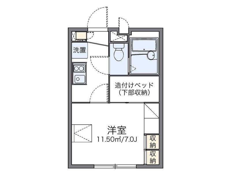レオパレスＴＳ 間取図