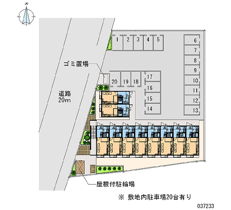 レオパレスフォーシーズン弐番館 月極駐車場