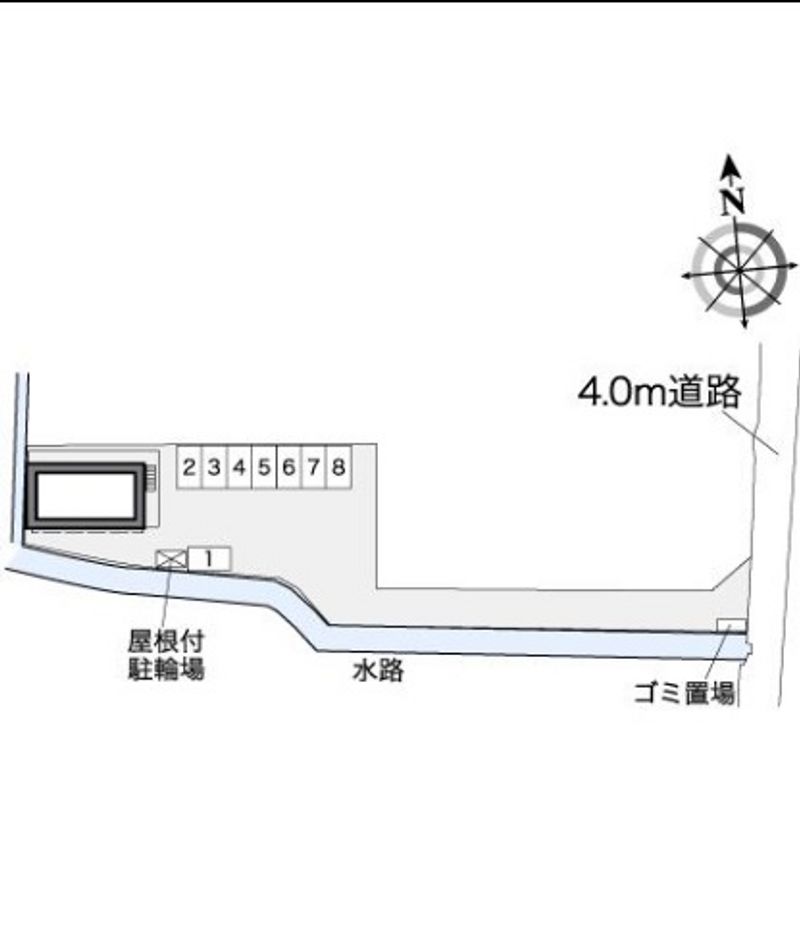 レオパレス乙多見　末広 駐車場