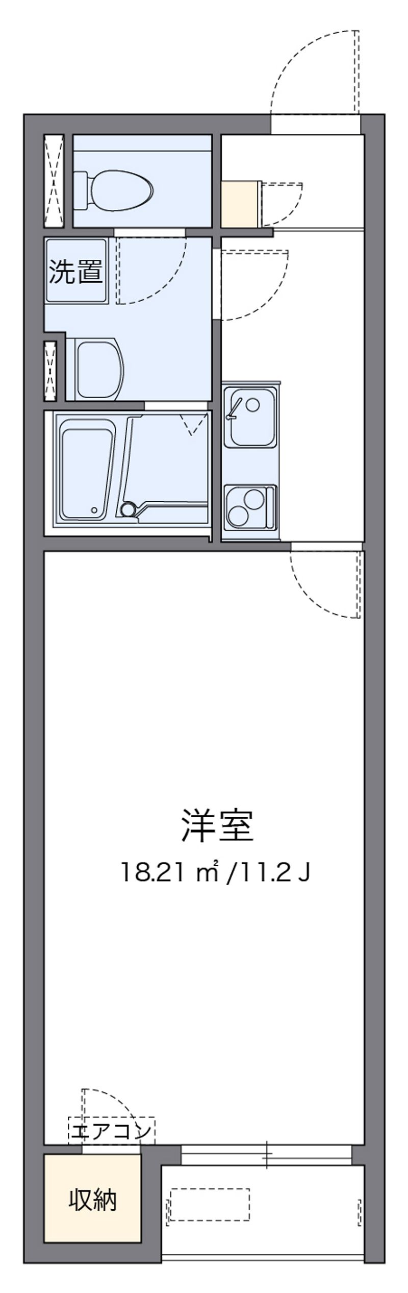 レオネクストアルファ 間取図