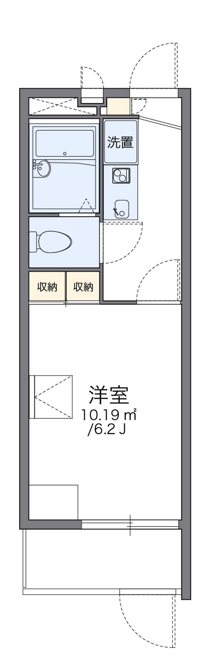 レオパレス雅 間取り