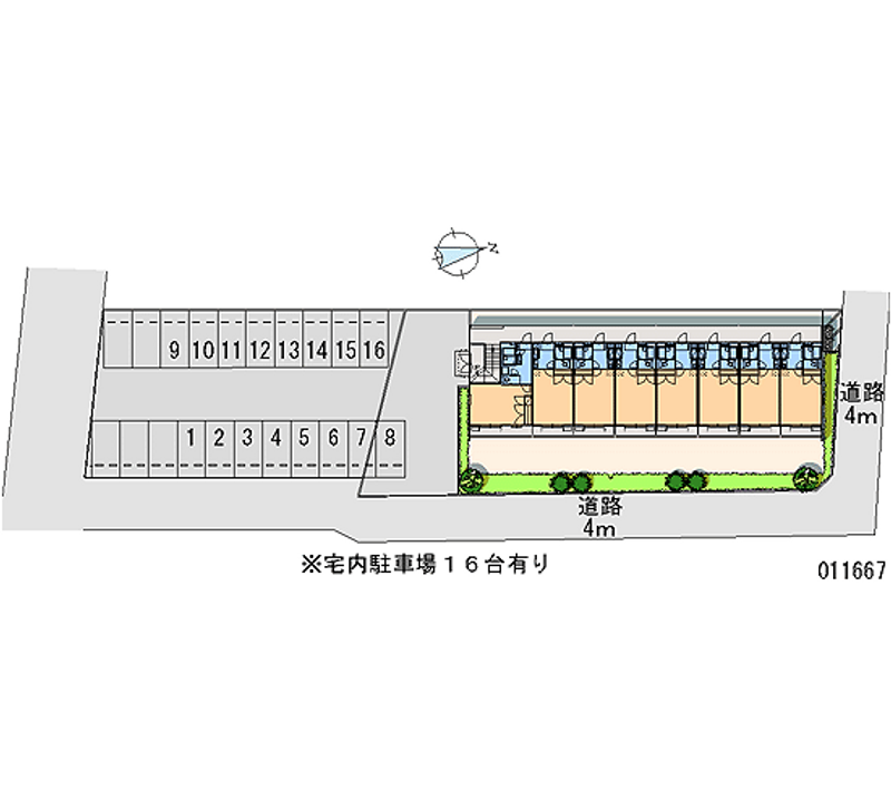 11667月租停車場