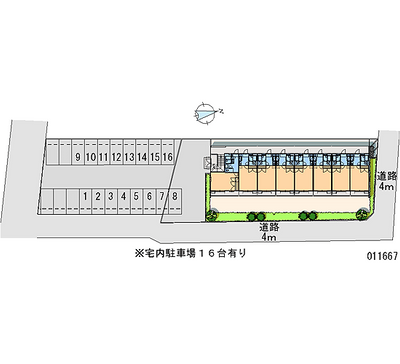 11667 Monthly parking lot