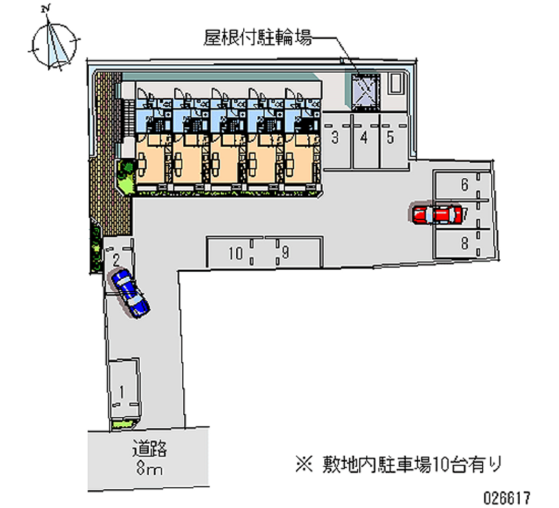 26617 Monthly parking lot