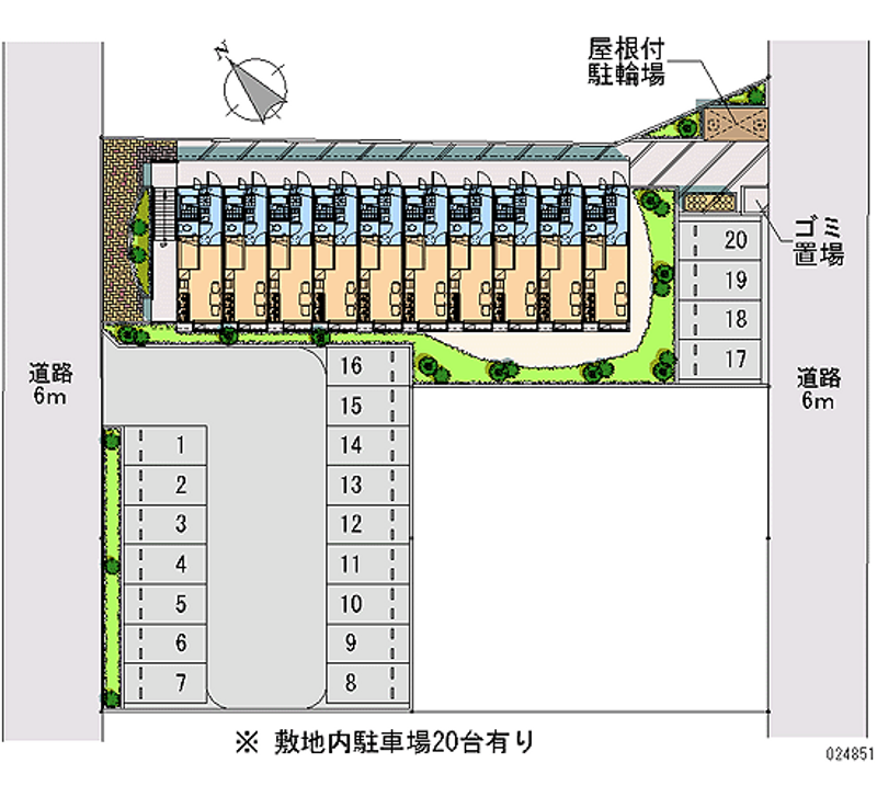 24851月租停车场