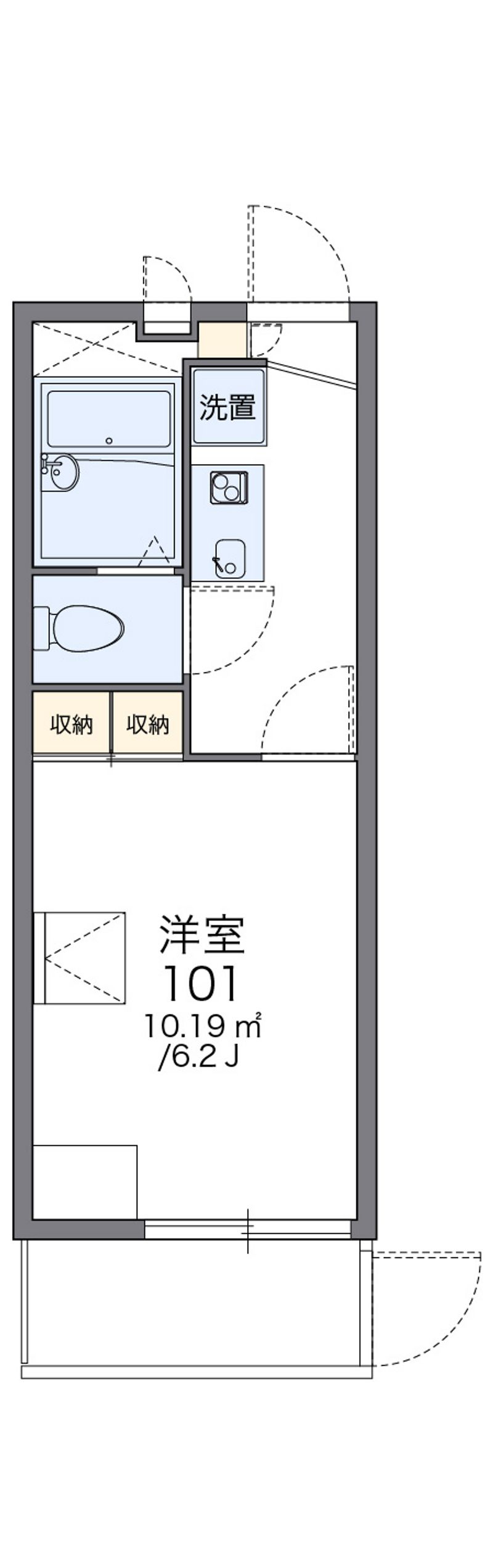 レオパレスアムール 間取り