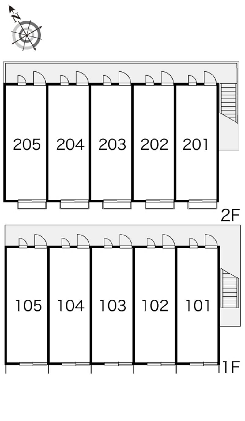 レオパレス寿 間取り配置図