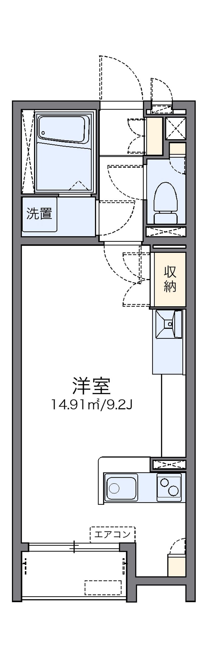 レオネクストテルビューレン 間取図