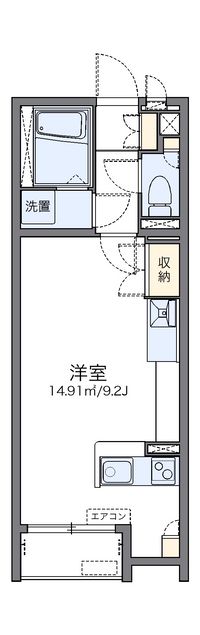 レオネクストテルビューレン 間取り図