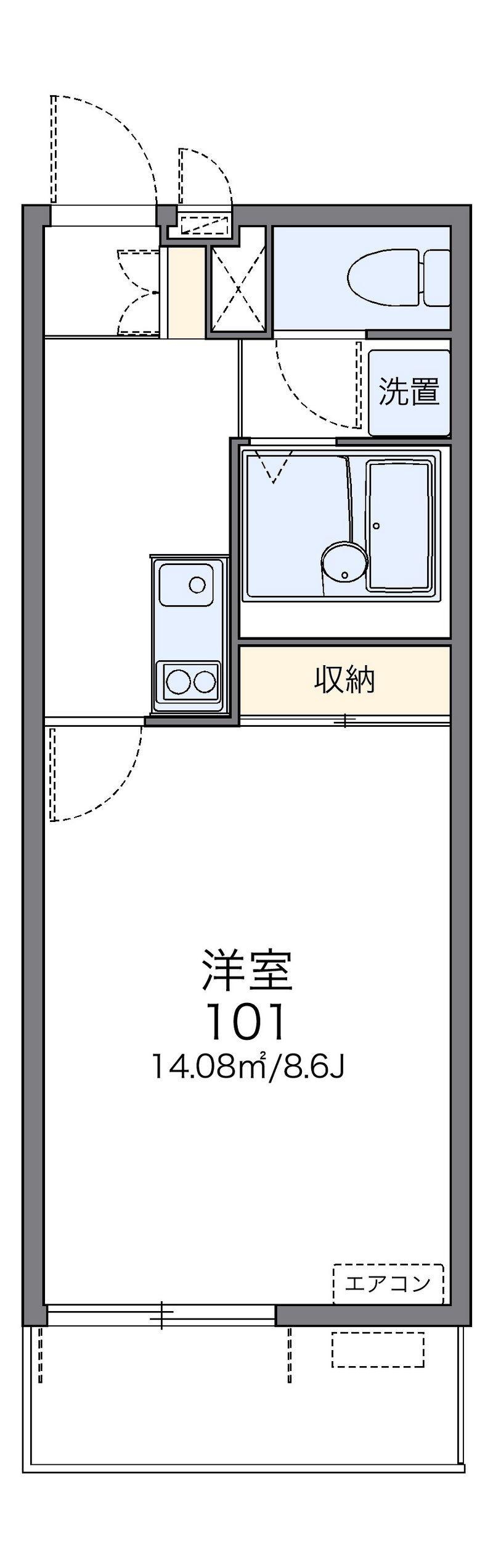 レオネクストブルーヴィラ 間取図