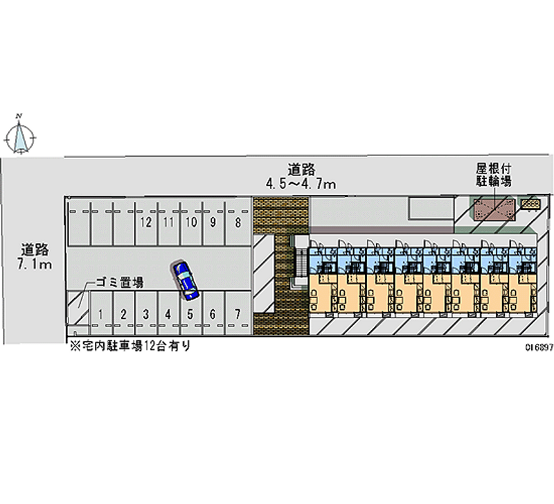 16897月租停車場