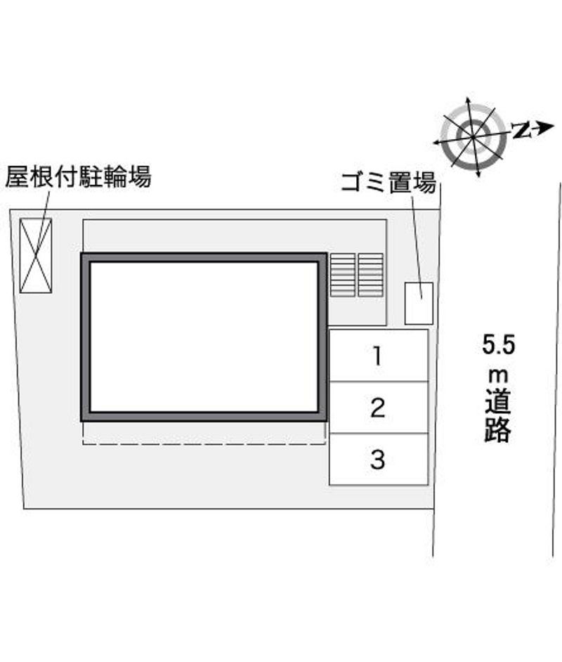 レオパレス牛立 配置図