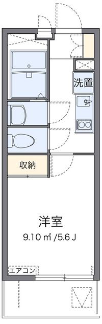 レオパレス川崎港町 間取り