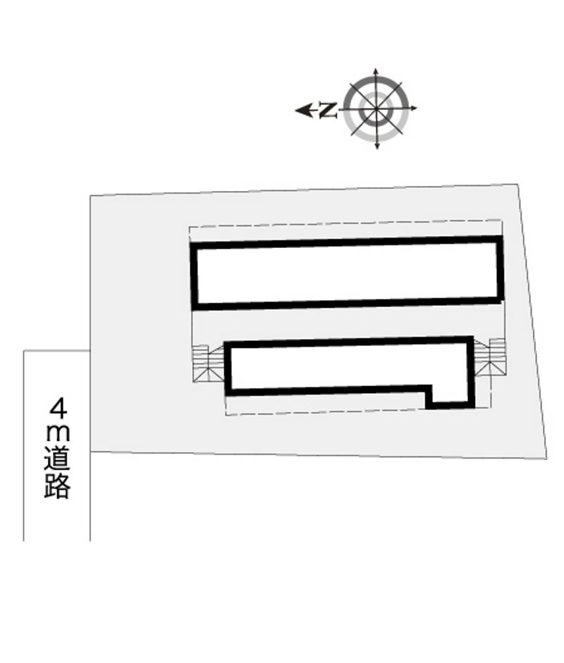 レオパレス上北沢 配置図
