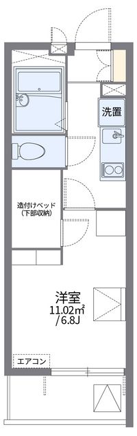 レオパレスクリフ柳都 間取り図