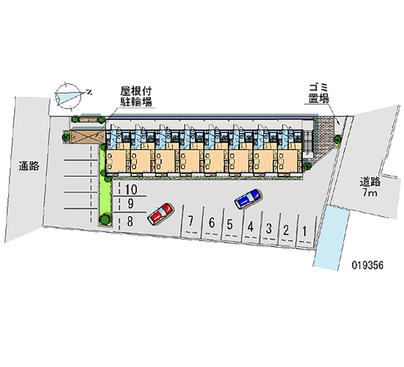 19356 Monthly parking lot