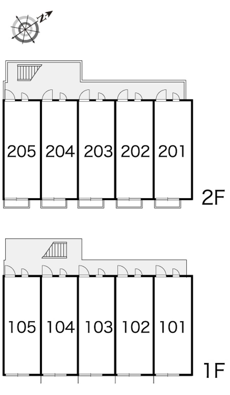 レオパレスコンフォートハウス 間取配置図