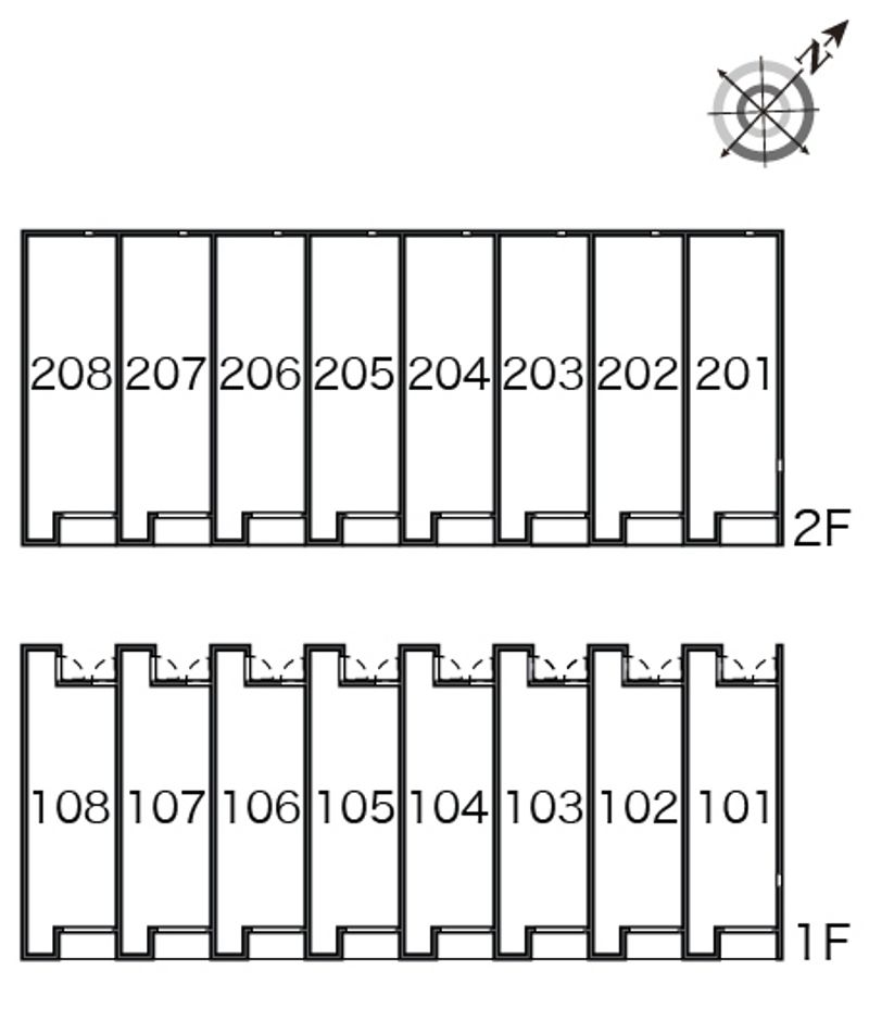 レオネクストパル 間取配置図
