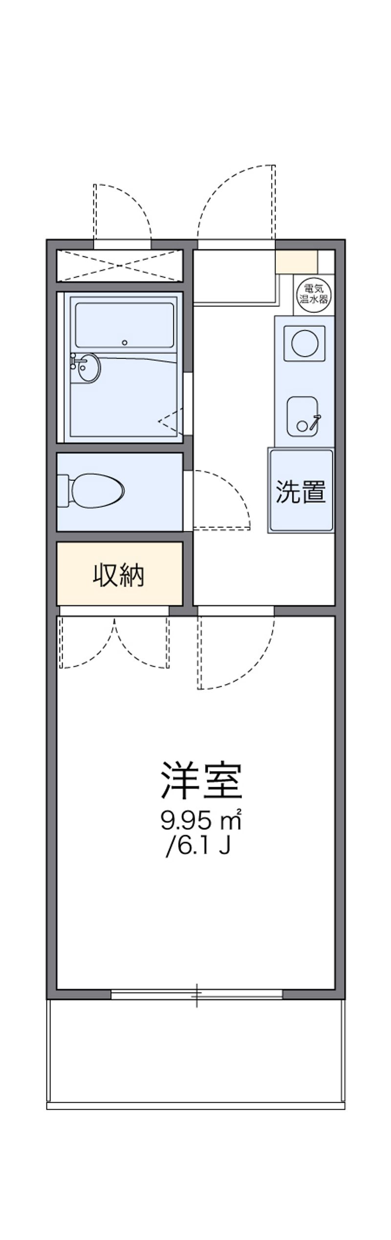 レオパレス川手町Ｂ 間取り