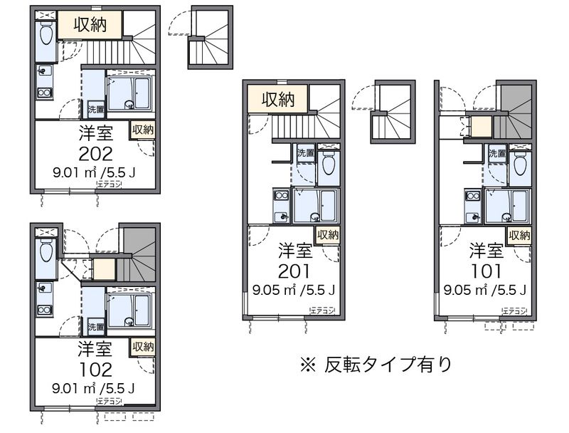 クレイノ戸越銀座 間取図