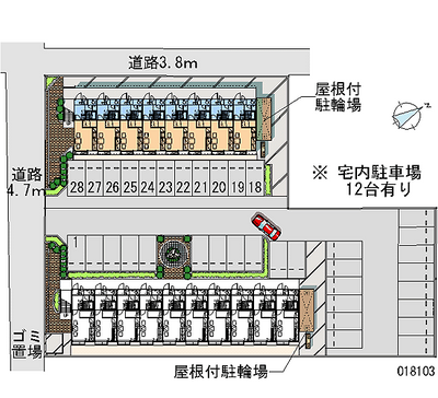 18103 Monthly parking lot