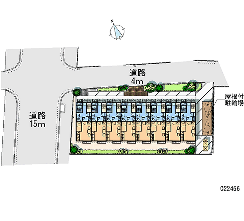 レオパレス京橋南 区画図