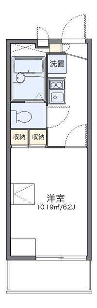 レオパレスクラッセ 間取り図