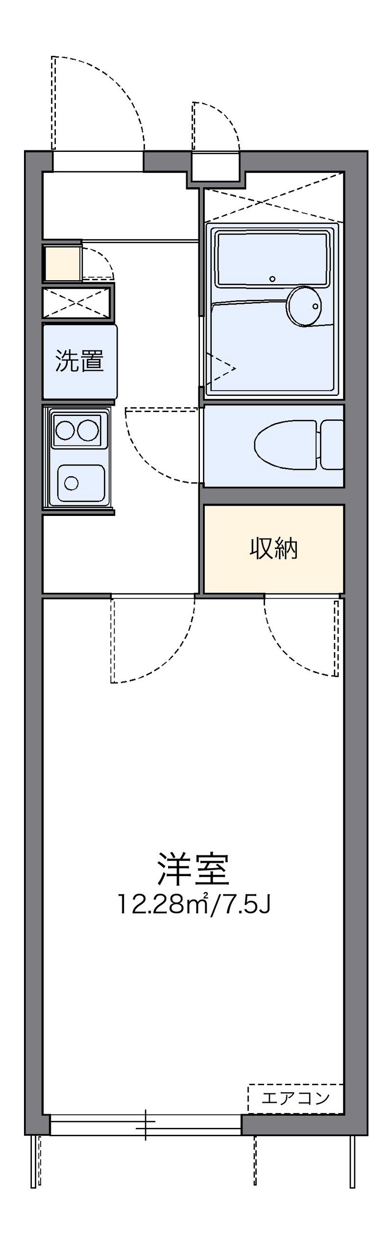 レオパレスエスエス 間取り
