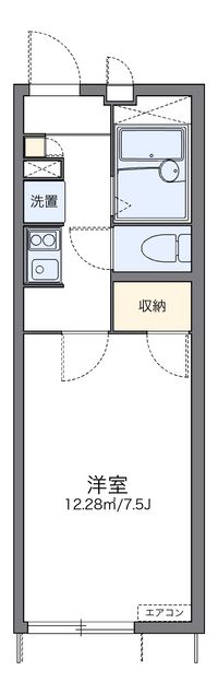 レオパレスエスエス 間取り図