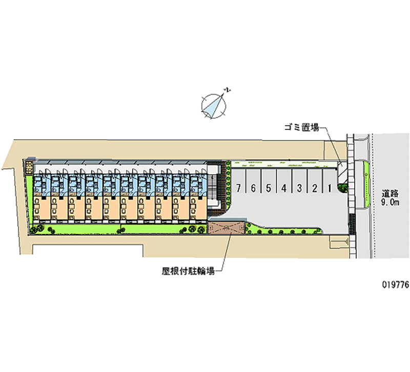 レオパレスＦｕｃｈｕ　Ｋｉｔａ 月極駐車場