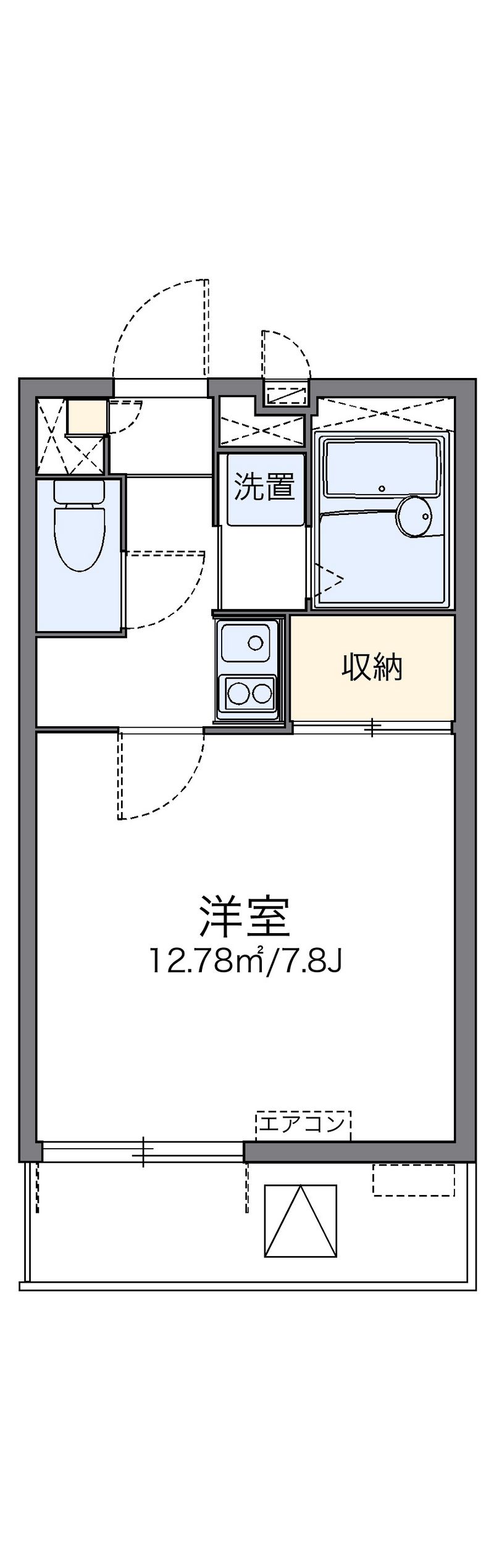 レオパレスＳＨＯ　３ 間取図