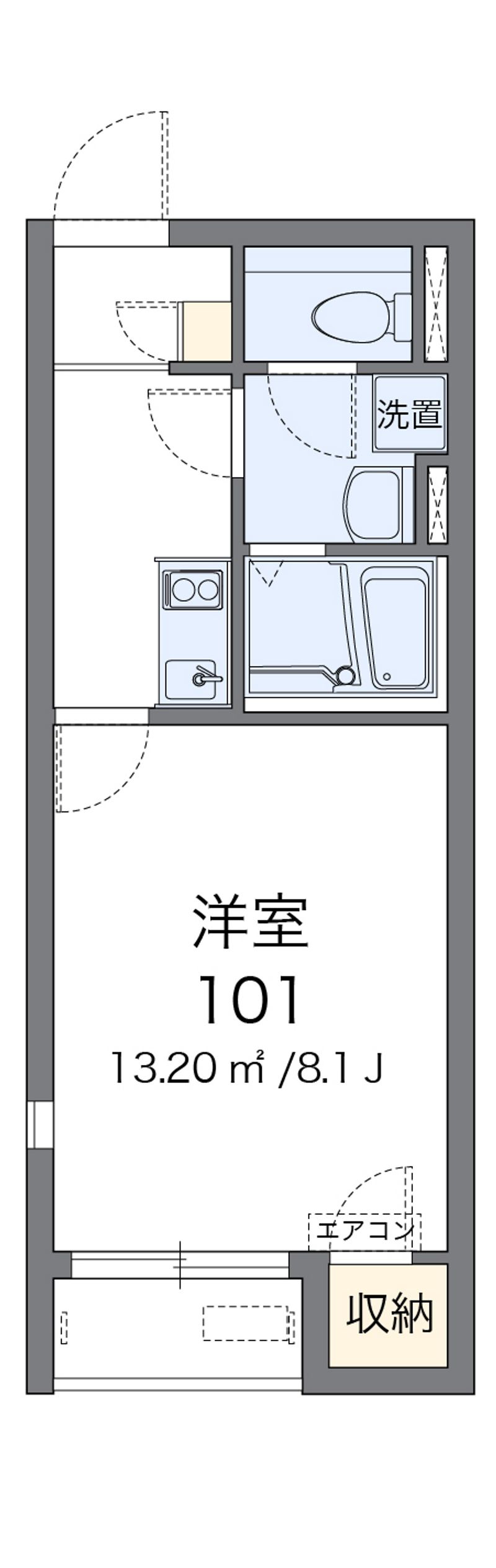 レオネクストｐｏｒｔ 間取図