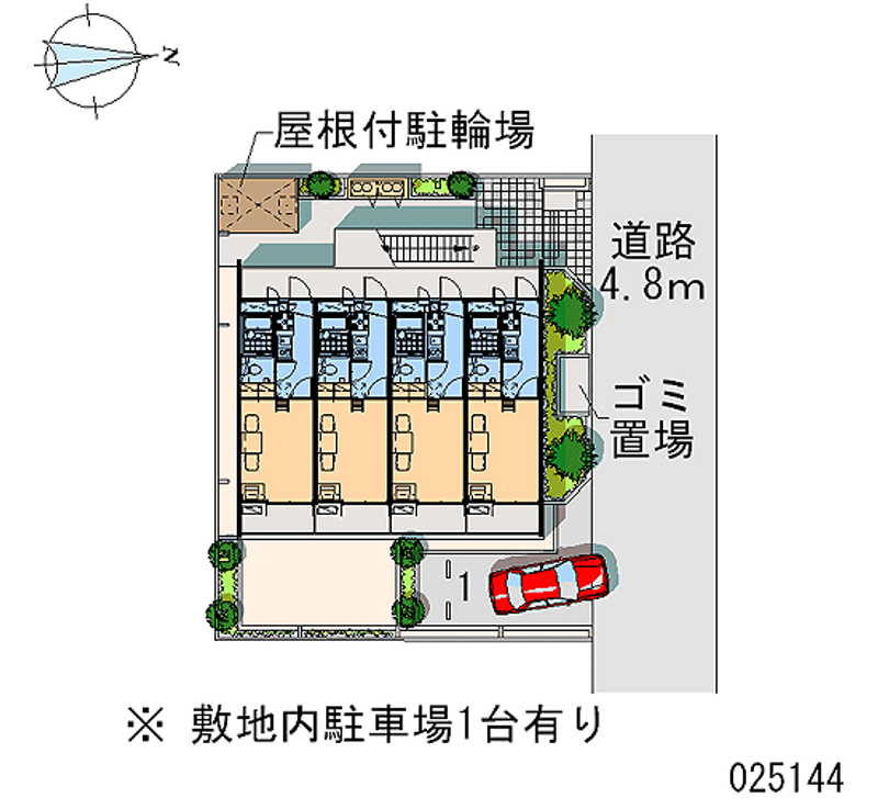 レオパレスＳＨＩＮＤＯ 区画図