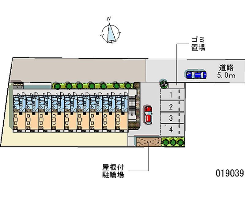 19039 Monthly parking lot