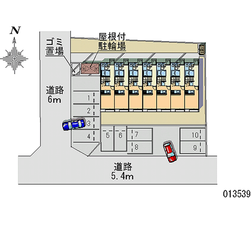 レオパレス大地 月極駐車場