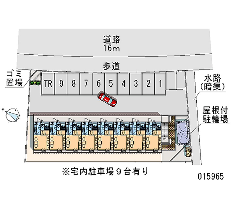 レオパレスＧＩＮＧＡ 月極駐車場