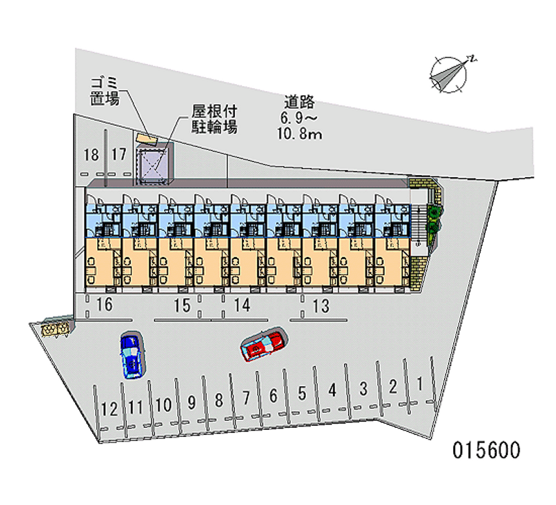 レオパレスアイリス 月極駐車場