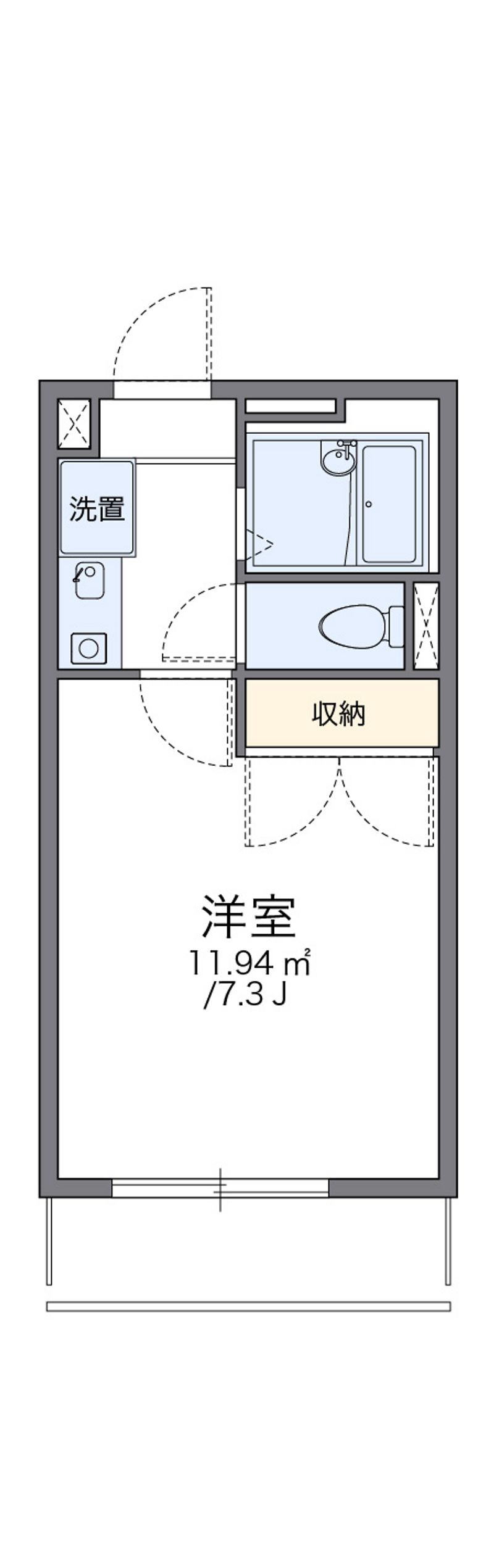 レオパレス葵第１ 間取図