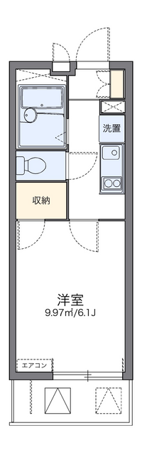 レオパレスひまわりⅢ 間取り図